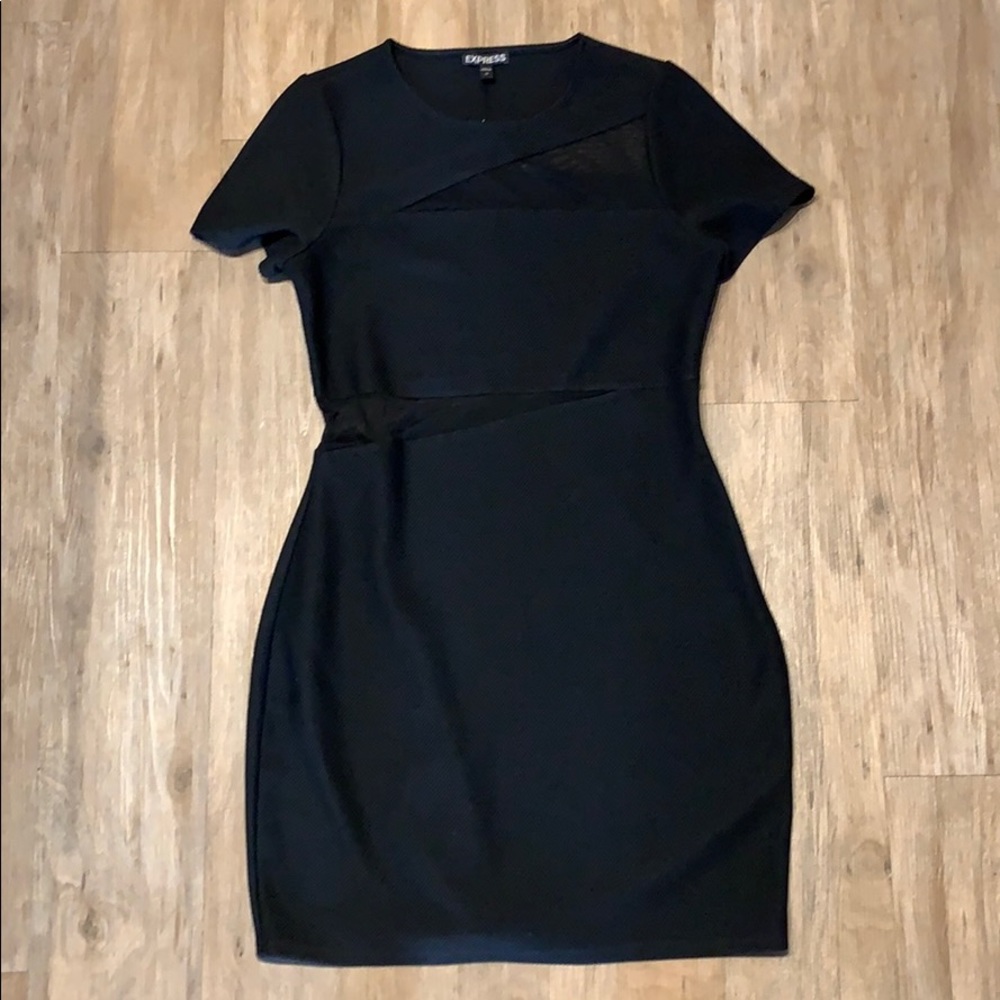 Black express dress with tags
